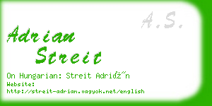 adrian streit business card